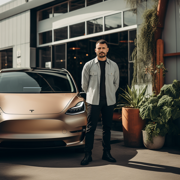 misheloff_realistic_photo_business_owner_in_front_of_ev_vehicle_45c71a14-4cb1-4539-a8ce-d459f4a8b039