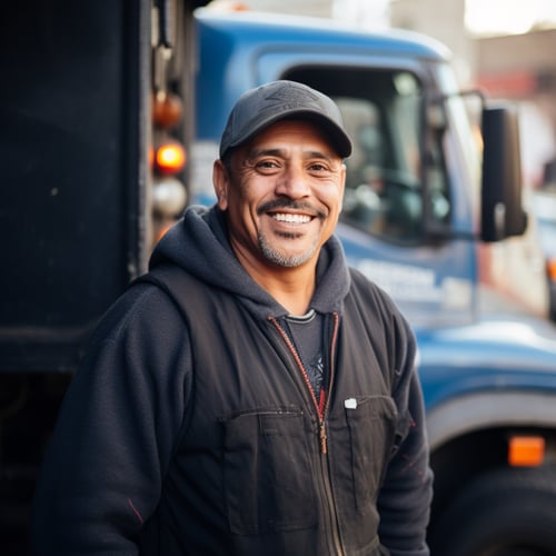misheloff_work_truck_with_owner_smiling_outside_photo_e7f93e57-90d5-402a-982a-ba1e7df52047