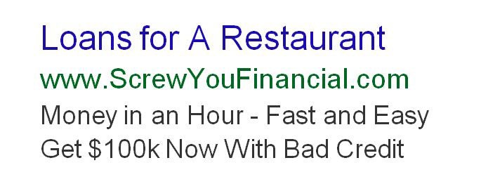 Loans for Restaurants